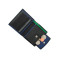 Мужской кожаный кошелек с монетницей Visconti BD22 c RFID Dr. No (Black/Cobalt/Green)