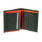 Мужской кожаный кошелек с монетницей Visconti BD22 c RFID - Dr. No  (Black/Red/Orange)