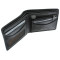 Мужской кожаный кошелек с монетницей Visconti TSC46 с RFID Francesca (Black) 