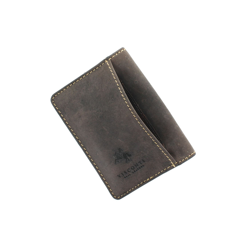 Шкіряна кредитниця Visconti VSL24 з RFID - (oil brown)