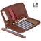 Мужской клатч (тревелер) Visconti ALP89 с RFID Alfred (Italian Brown)