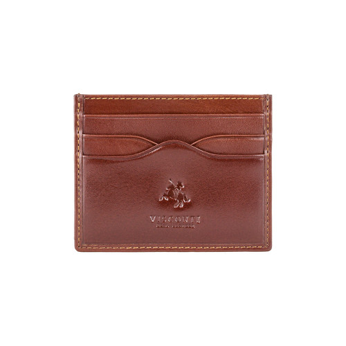 Кожаная кредитница Vіsconti MZ1 - Pompei (brown)