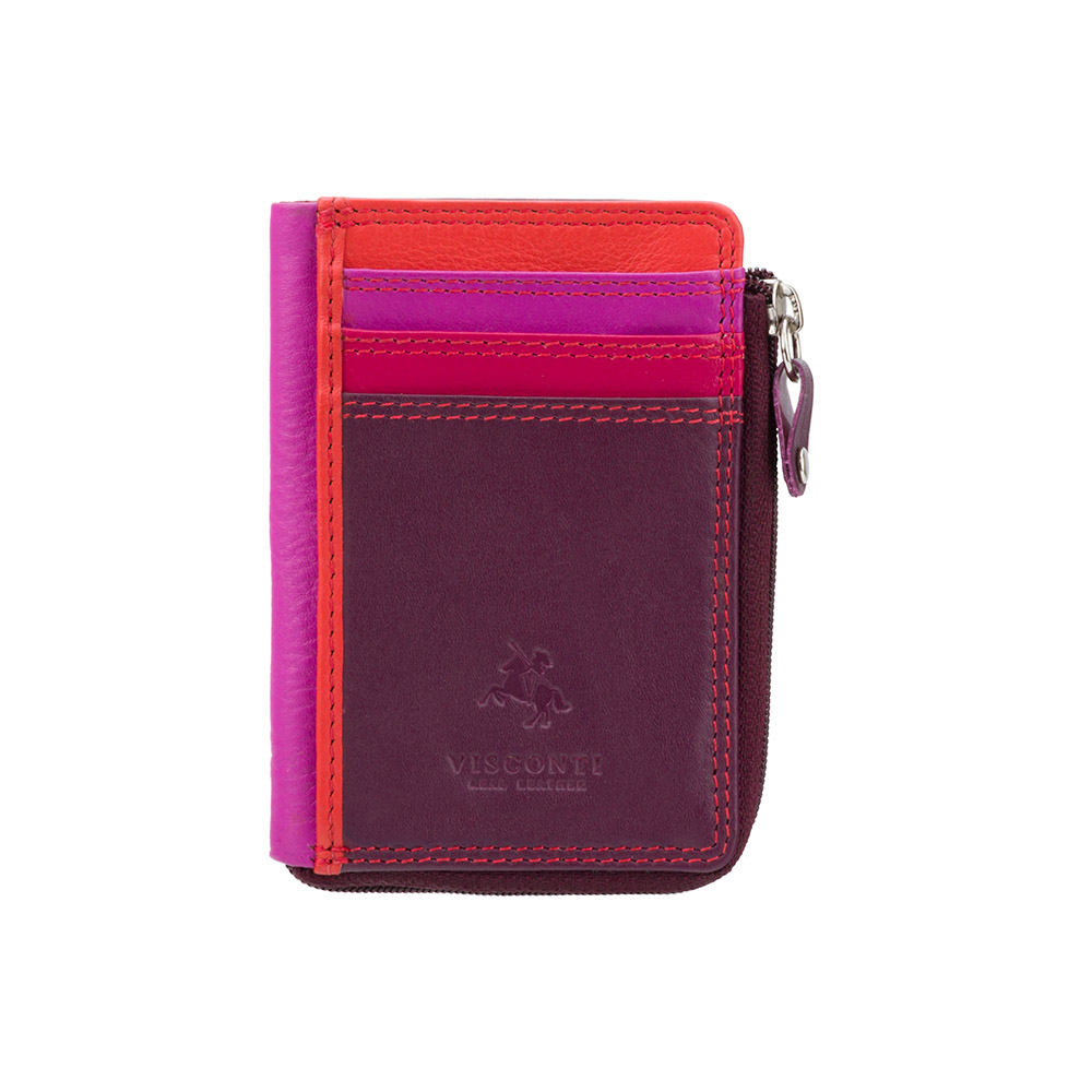 Маленький женский кошелек Vіsconti RB110 - Phi Phi (Plum Multi)