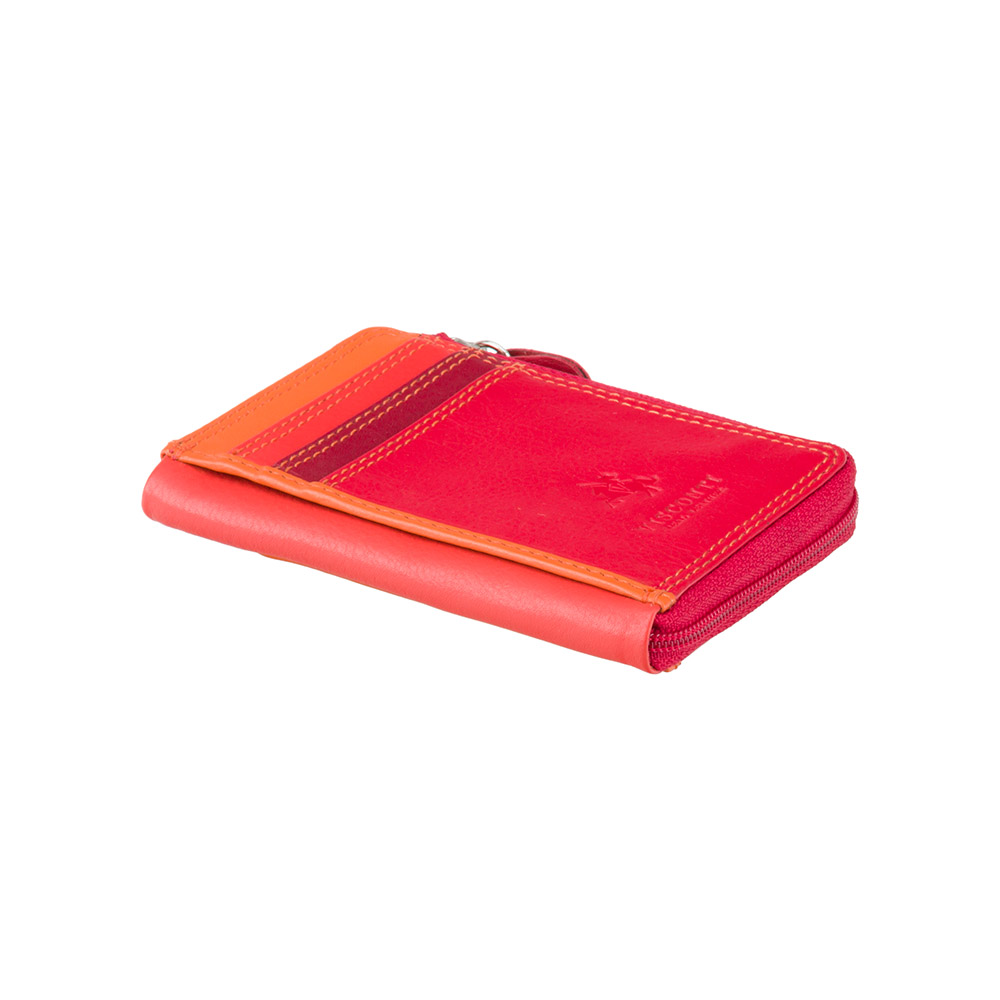 Маленький женский кошелек Vіsconti RB110 - Phi Phi (Red Multi)