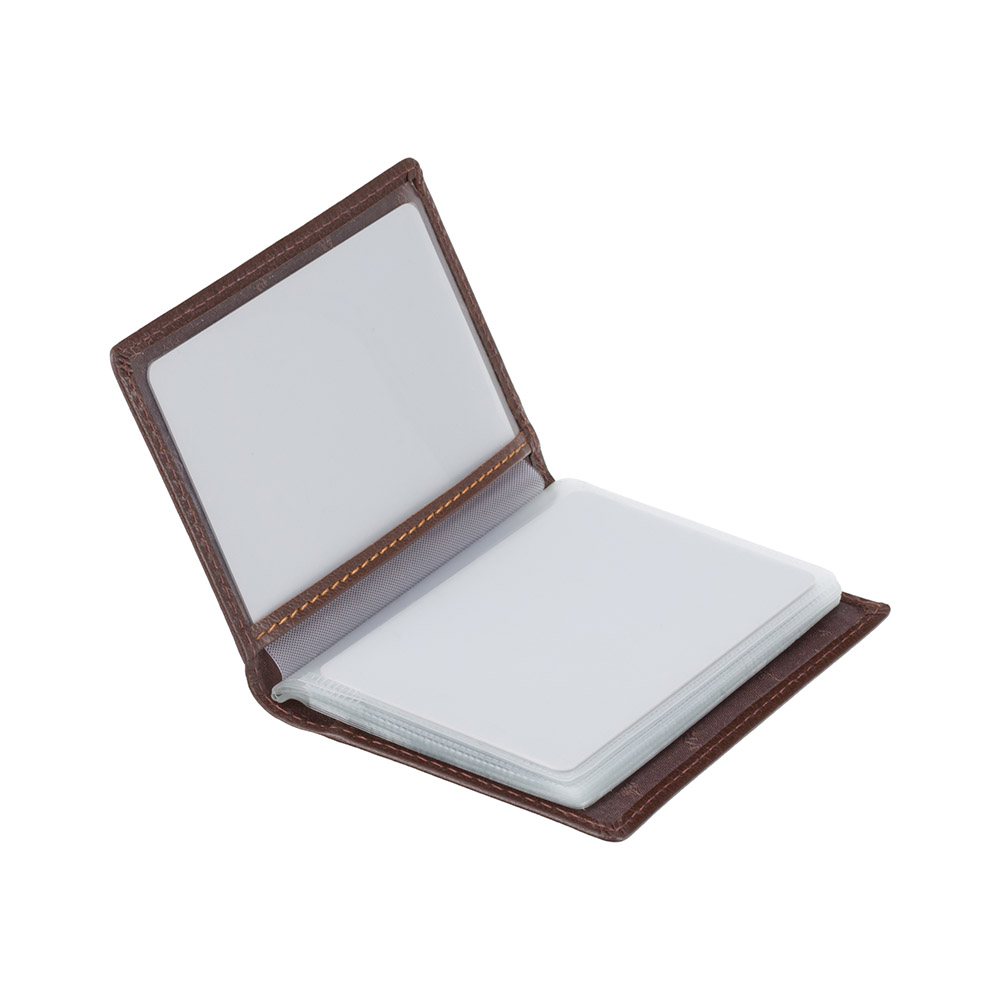 Кожаная визитница Visconti TC1 - Polo (brown)