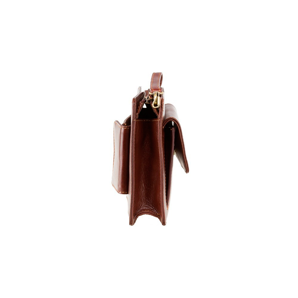 Мужская кожаная барсетка Visconti 02617 - Ted (brown)