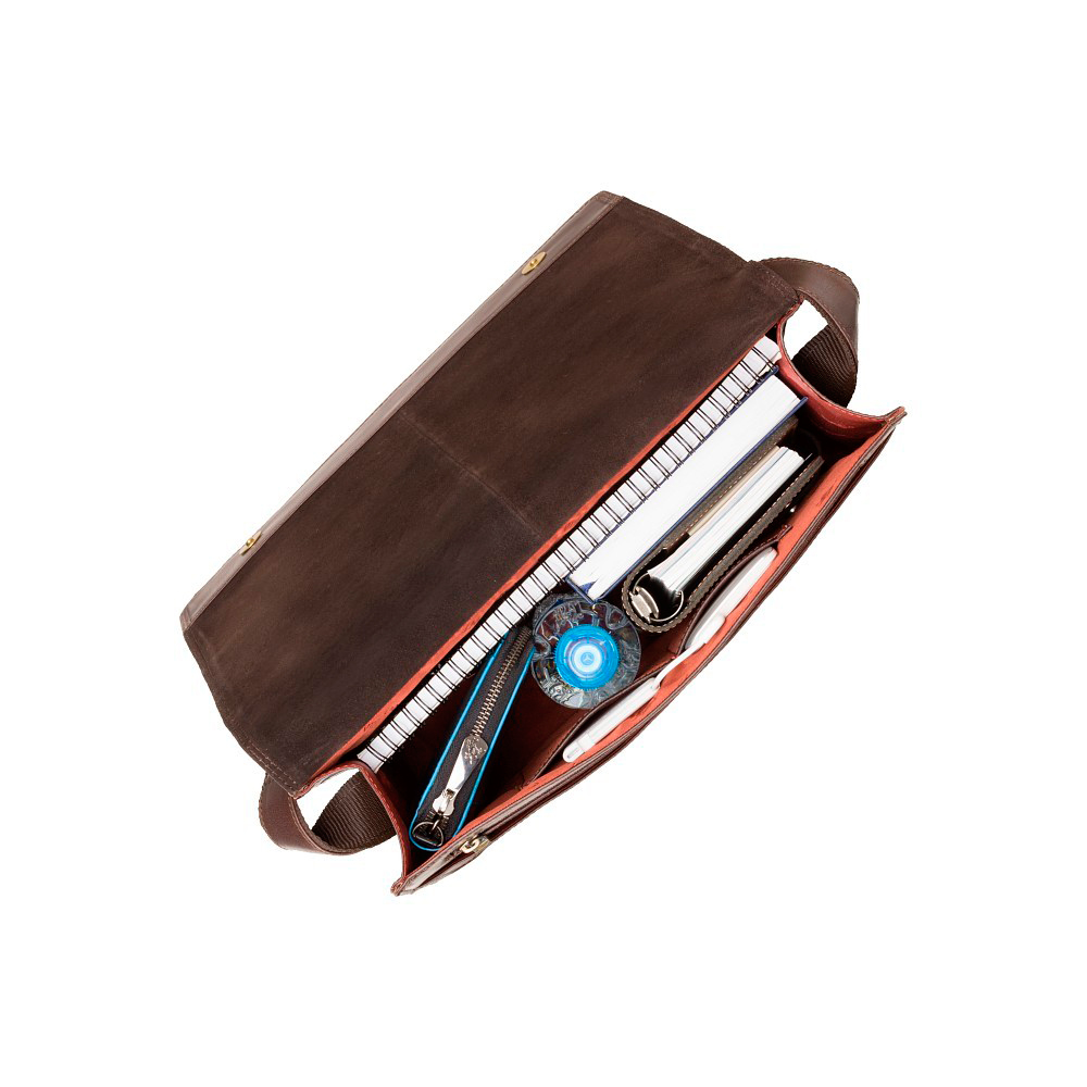 Шкіряна сумка-месенджер Visconti ML23 Carter (Brown)