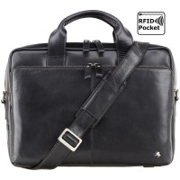 Сумка для ноутбука 15" Visconti ML31 Hugo с защитой RFID (Black)