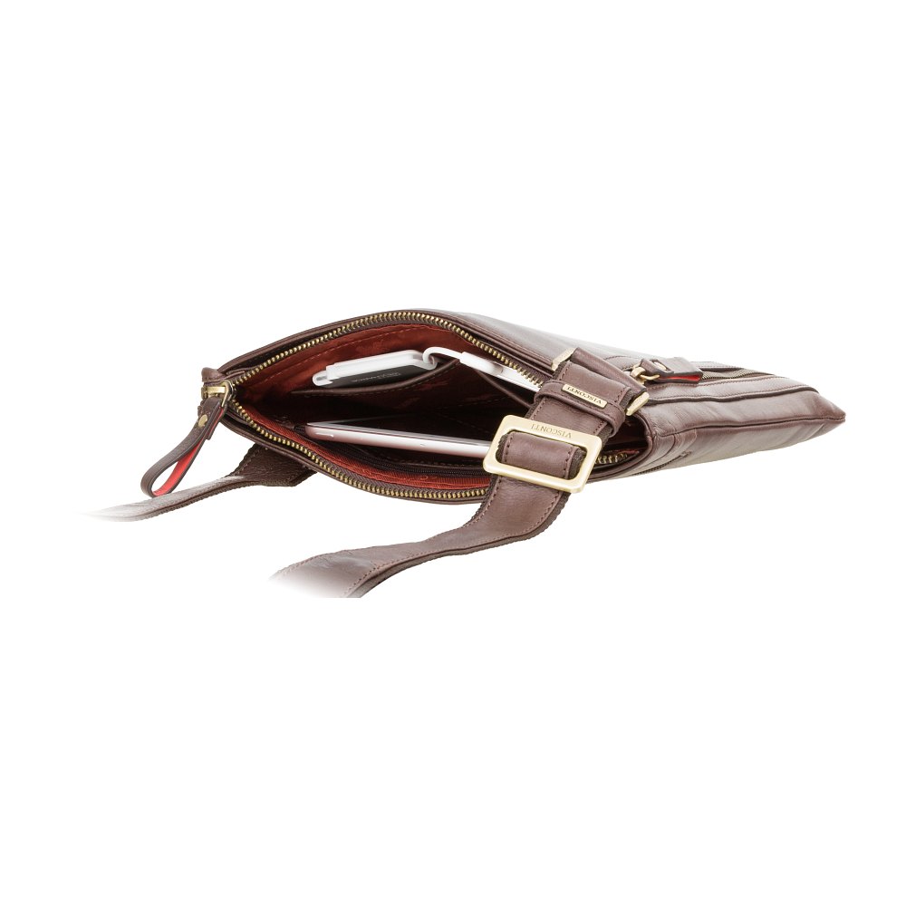 Мужская кожаная сумка Visconti ML25 Taylor (Brown)