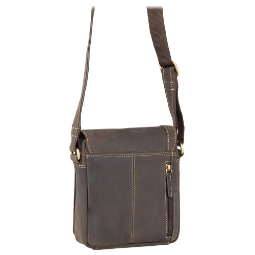Мужская сумка через плечо Visconti S7 - (Oil Brown)