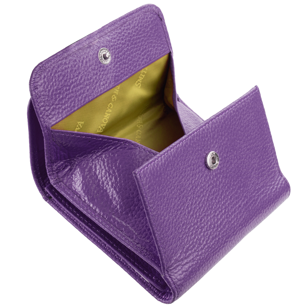Женский кожаный кошелек Smith & Canova 28611 - Haxey (Purple)