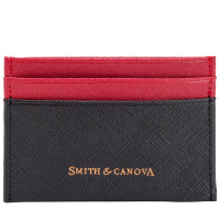 Картхолдер Smith & Canova 26827 - Devere (Black-Red)