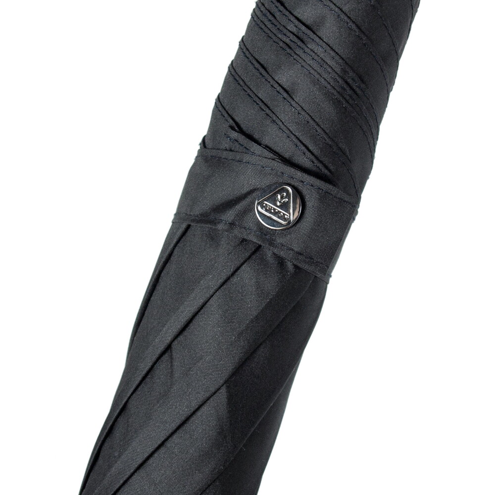 Мужской зонт-трость полуавтомат  Fulton Typhoon-1 G844 Black (Черный)