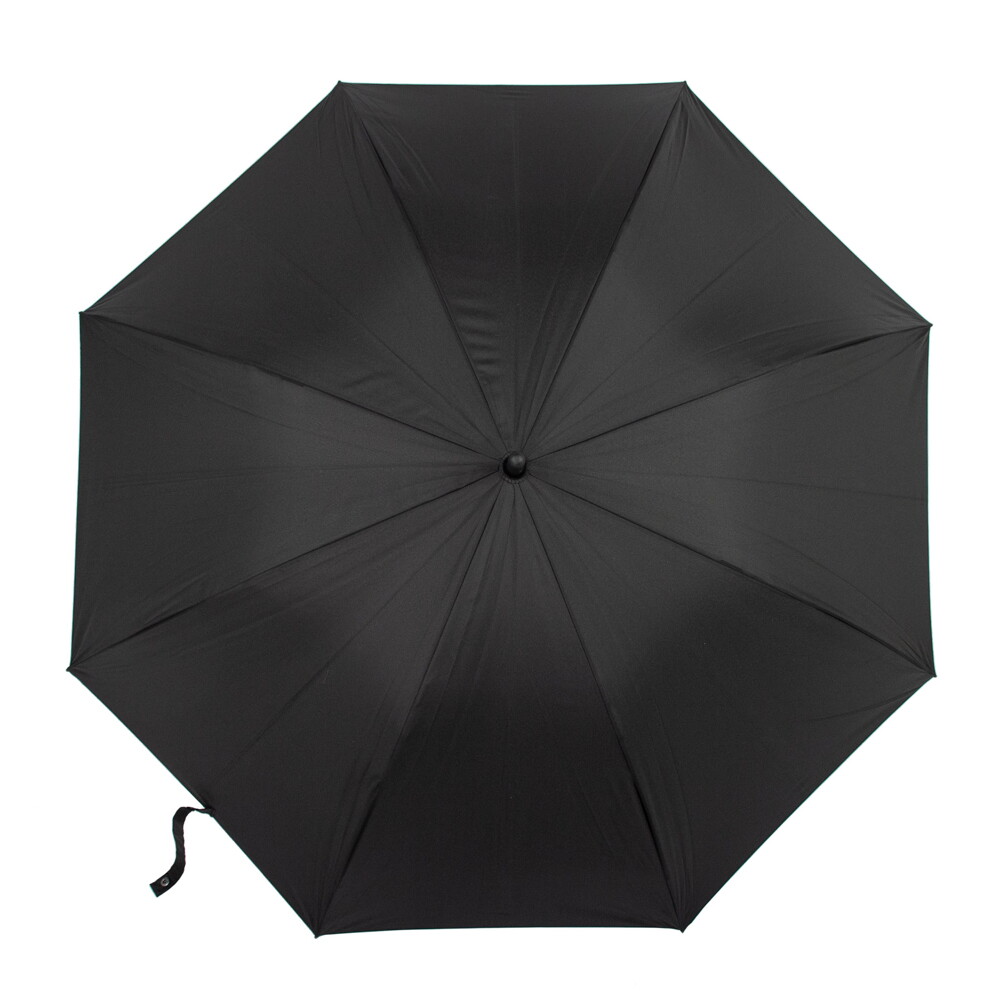 Мужской зонт-трость полуавтомат  Fulton Typhoon-1 G844 Black (Черный)