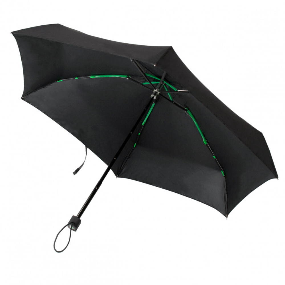 Мужской механический зонт Fulton Open&Close Storm-1 G843 Black (Черный) 