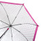 Женский прозрачный зонт-трость Fulton Birdcage-2 L042 - Pink Polka - (Розовый горох)