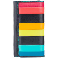 Женский кожаный кошелек Visconti STR4 c RFID Kos (Black Multi)
