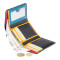 Женский кожаный кошелек Visconti STR3 с RFID Halki (black multi)