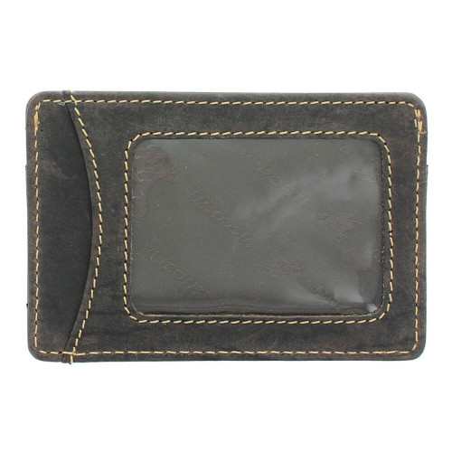 Шкіряна кредитниця Visconti VSL25 з RFID - (oil brown)