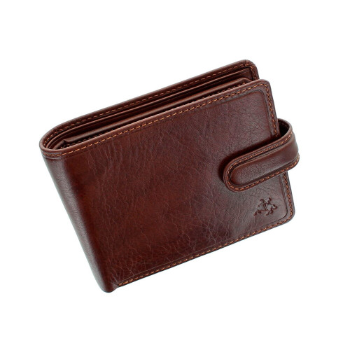 Мужской кожаный кошелек Visconti TSC48 с защитой RFID - Filipo (tan) 