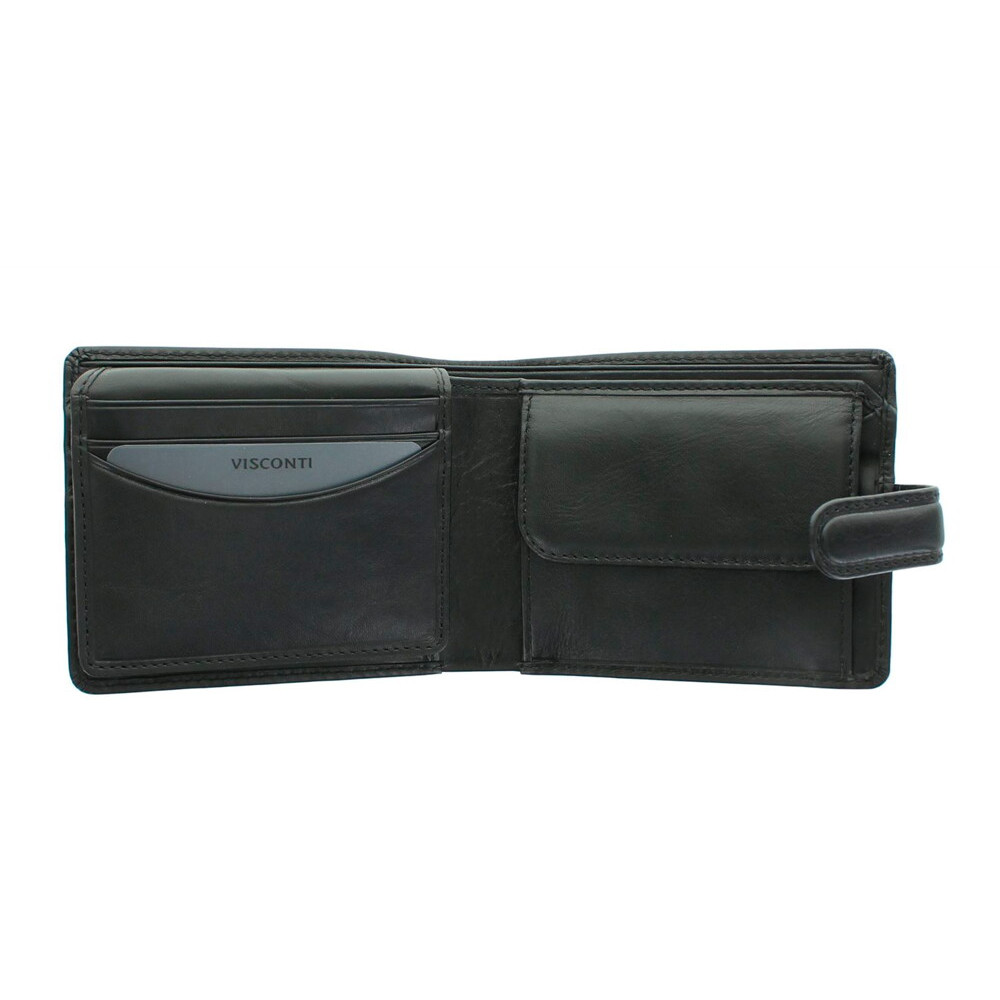 Мужской кошелек Visconti TSC48 с защитой RFID - Filipo (black) 