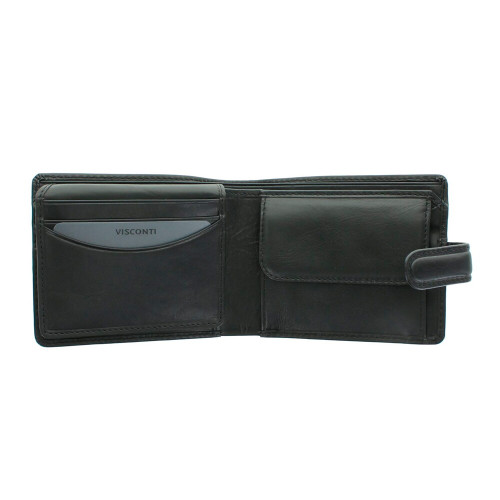 Мужской кошелек Visconti TSC48 с защитой RFID - Filipo (black) 