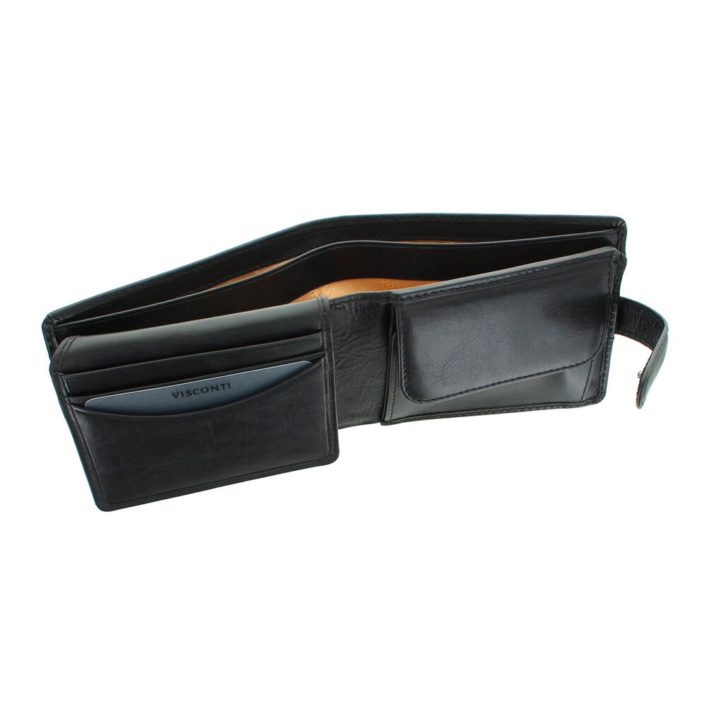 Мужской кошелек Visconti TSC48 с защитой RFID - Filipo (black) 