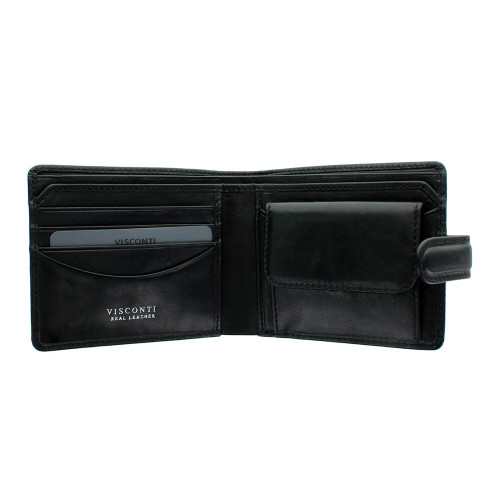 Мужской кошелек Visconti TSC47 с RFID Riccardo (black) 