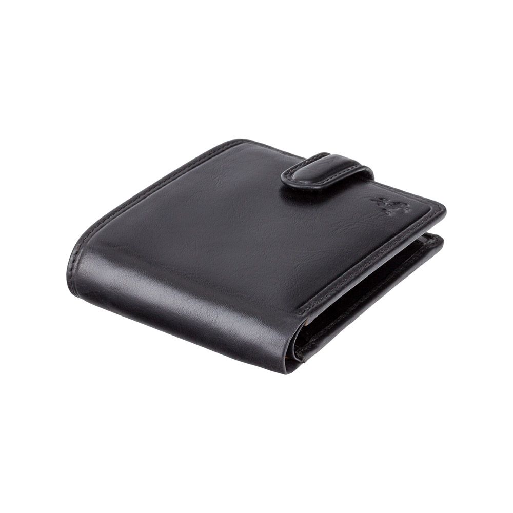 Мужской кожаный кошелек Visconti TSC47 с RFID Riccardo (black) 