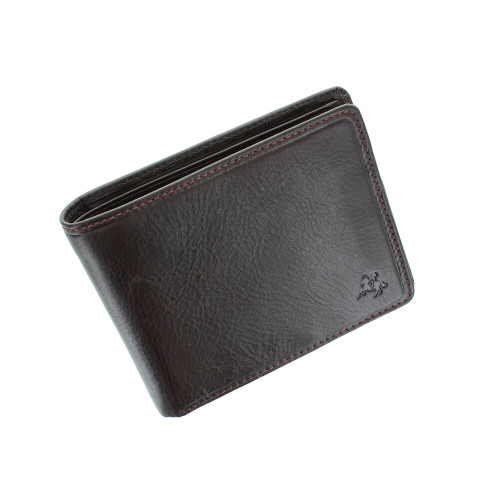 Мужской кошелек с монетницей Visconti TSC46 с RFID Francesca (Brown) 