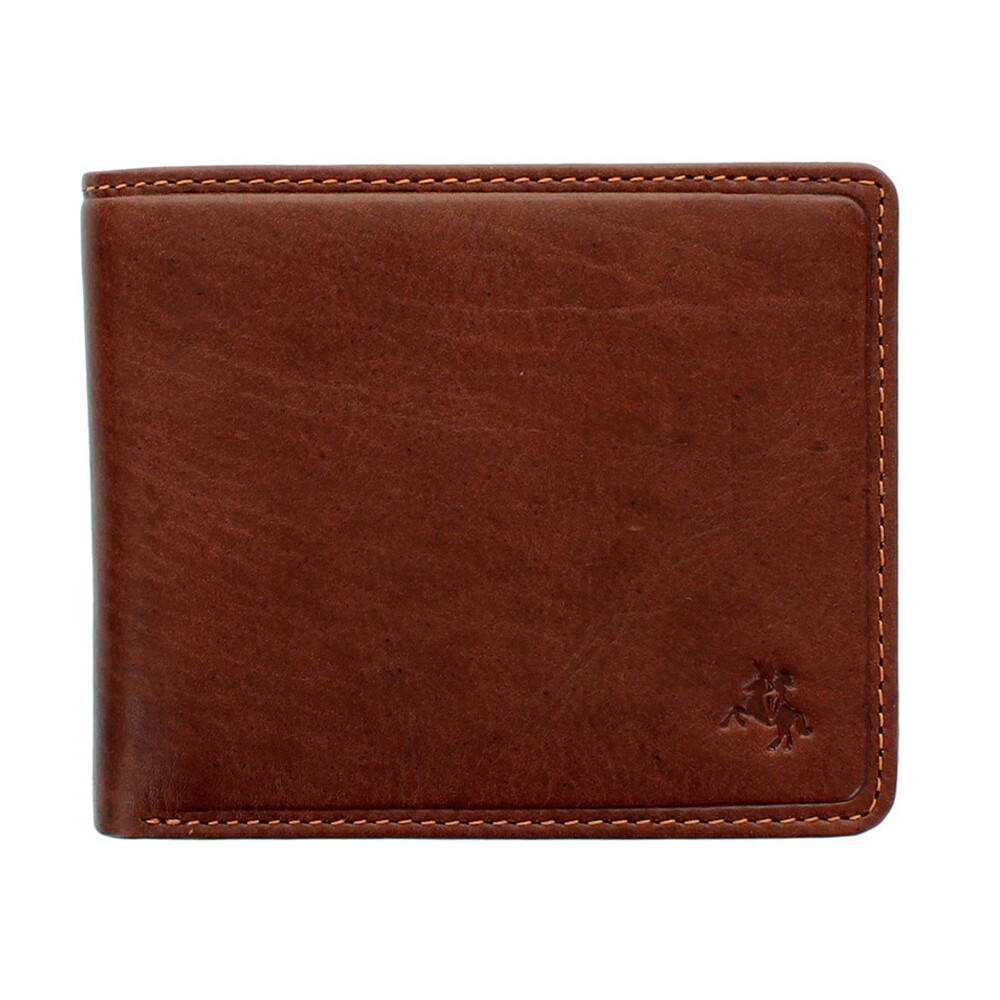 Мужской кожаный кошелек Visconti TSC46 с защитой RFID Francesca (Tan) 