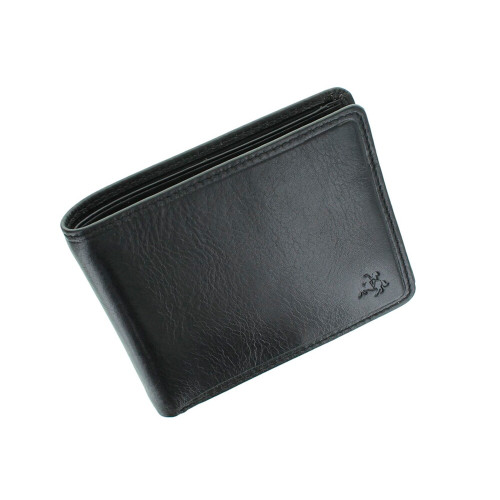 Мужской кошелек с монетницей Visconti TSC46 с RFID Francesca (Black) 