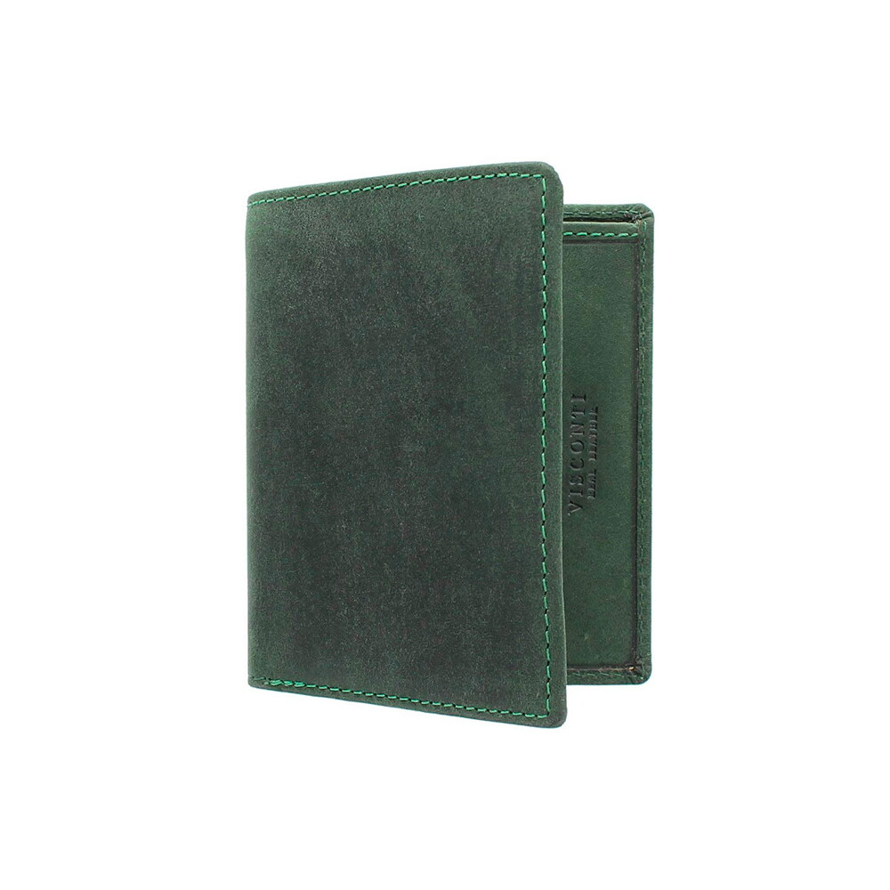 Мужской кожаный кошелек без монетницы Visconti 705 Arrow (Oil Green)