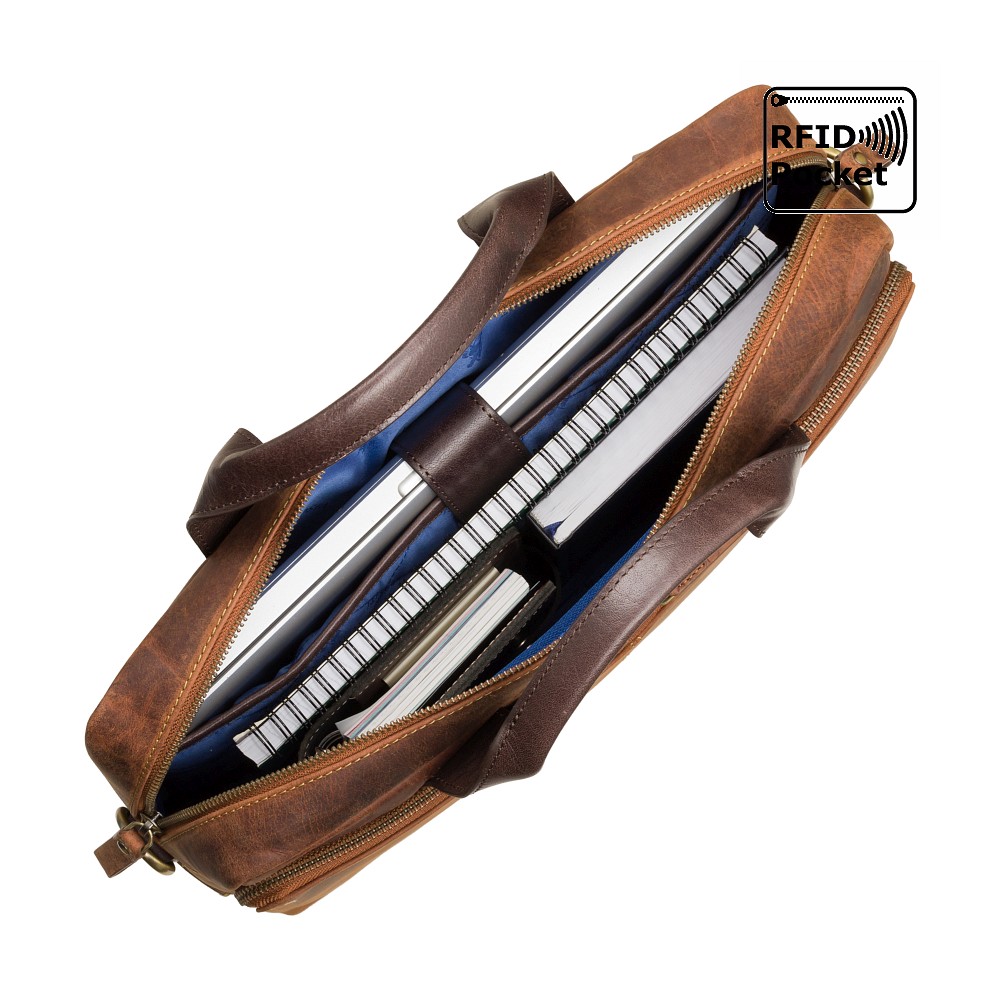 Сумка для ноутбука 13" Visconti TC82 - Hugo (Tan-Merlin)