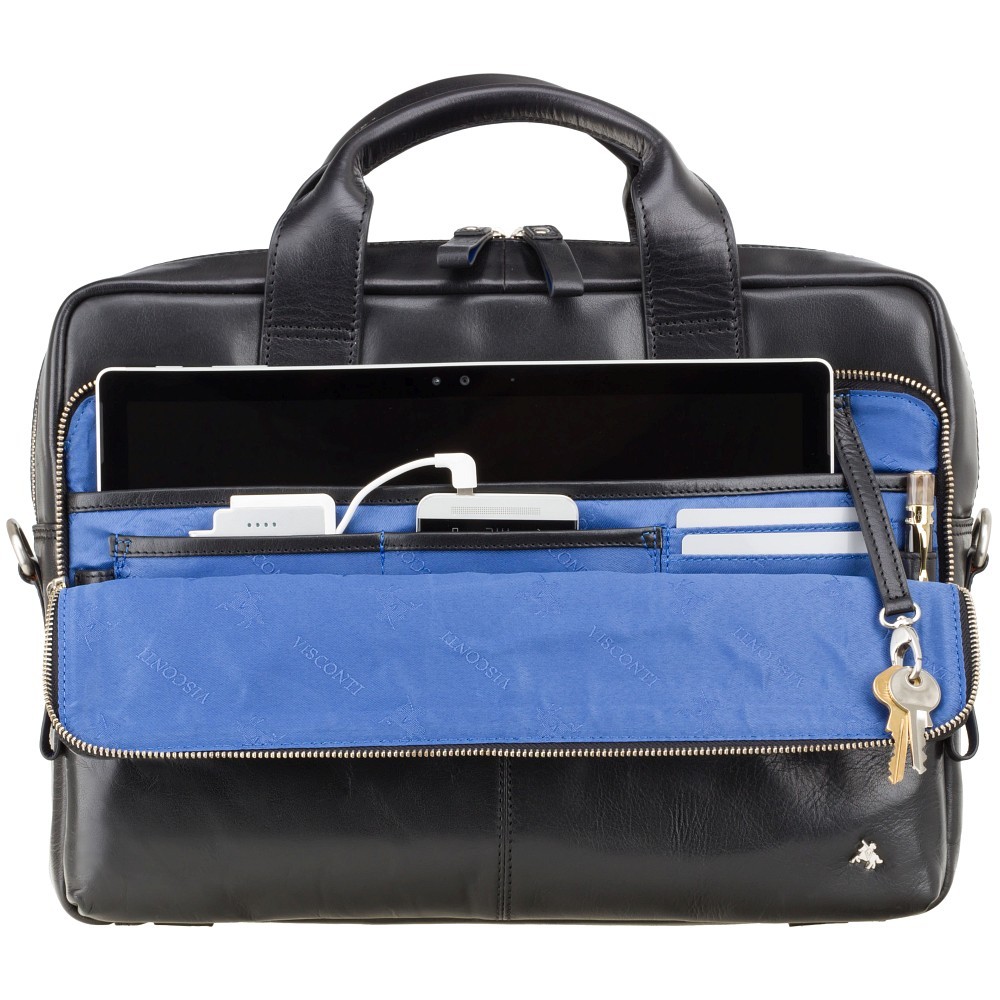 Сумка для ноутбука 15" Visconti ML31 Hugo с защитой RFID (Black)