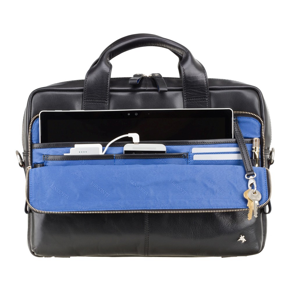 Сумка для ноутбука 13" Visconti ML30 Hugo с защитой RFID (Black) 