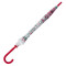 Женский прозрачный зонт-трость Fulton Birdcage-2 L042 - Rose Bud (Розовый бутон)