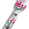 Женский прозрачный зонт-трость Fulton Birdcage-2 L042 - Rose Bud (Розовый бутон)