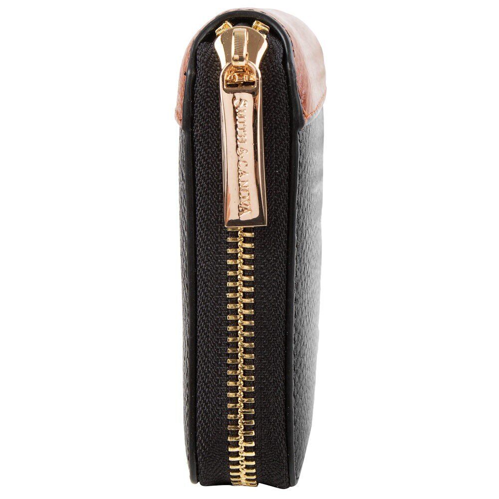 Женский кошелек Smith & Canova 26803 - Althorp (Black-Tan)