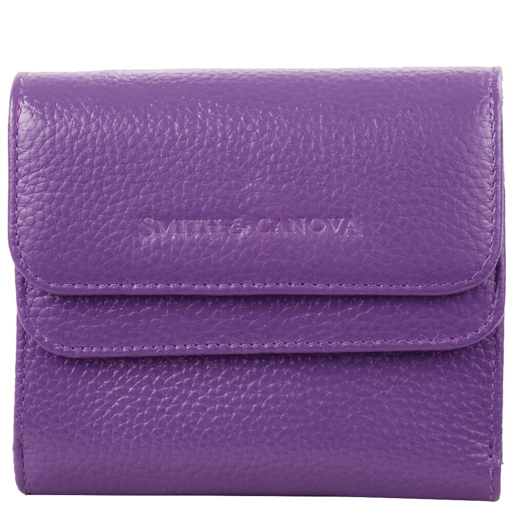 Женский кожаный кошелек Smith & Canova 28611 - Haxey (Purple)