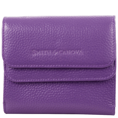 Женский кожаный кошелек Smith & Canova 28611 - Haxey (Purple)