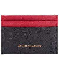 Картхолдер Smith & Canova 26827 - Devere (Black-Red)