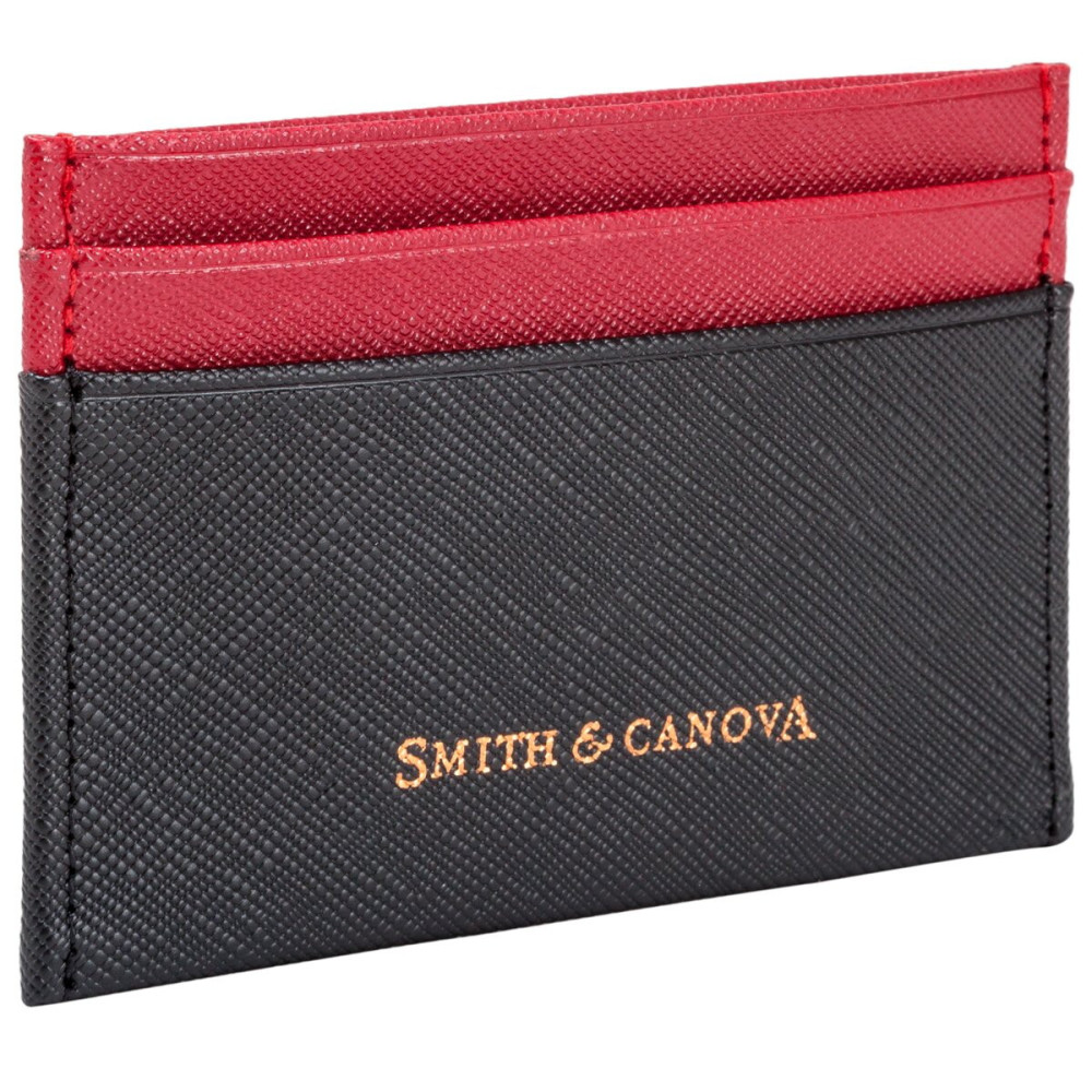 Картхолдер Smith & Canova 26827 - Devere (Black-Red)
