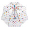 Женский прозрачный зонт Fulton Birdcage-2 L042 - English Garden (Английский сад)