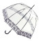 Женский прозрачный зонт Fulton Birdcage-2 Luxe L866 - Photo Rose (Розы) Женский прозрачный зонт Fulton Birdcage-2 Luxe L866 - Photo Rose (Розы)