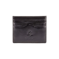 Кожаная кредитница Vіsconti MZ1 - Pompei (black)