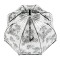 Женский прозрачный зонт-трость Fulton Birdcage-2 L042 - Black Rose (Черная роза)