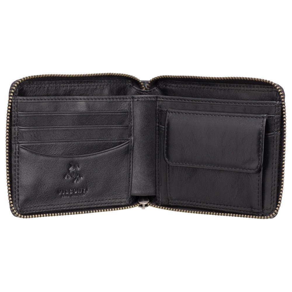 Мужской кошелек Visconti HT14 Tap-n-Go - Camden (Black)