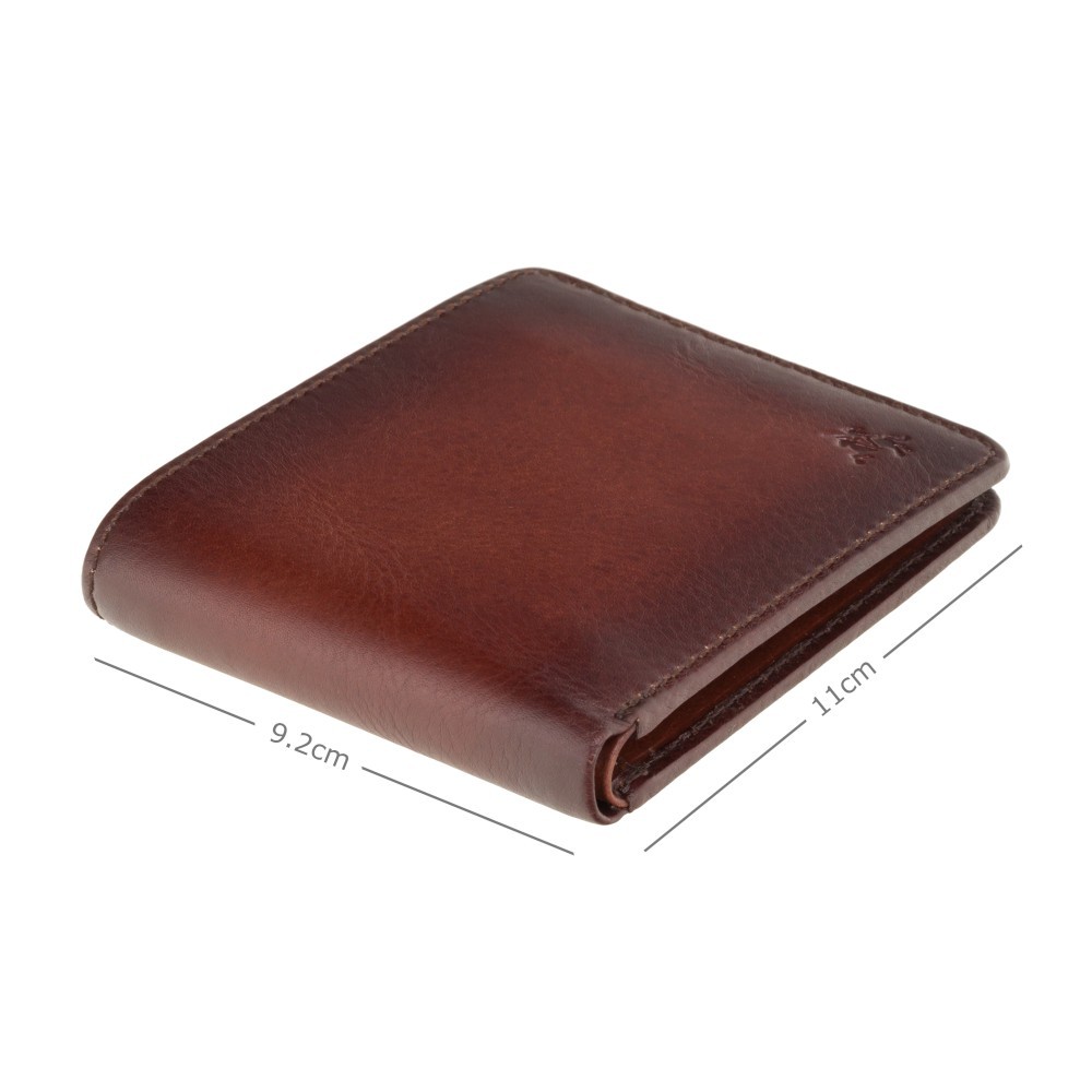 Мужской кожаный кошелек Visconti AT58 c RFID Milo (Burnish Tan)