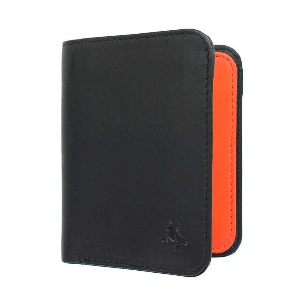 Мужской кошелек Visconti VSL34 Tap-n-Go c RFID - Lank (Black/Orange)